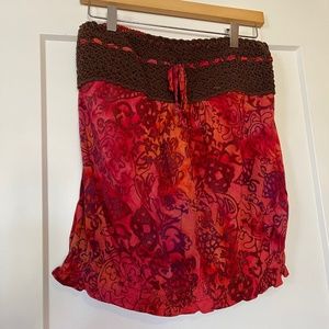 Santiki strapless top, size M